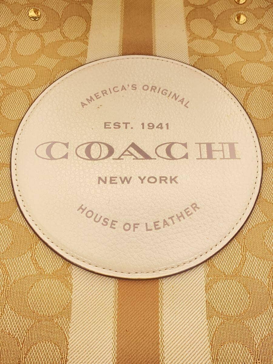 COACH Tote Bag Canvas IVO All-over Pattern C8418 5