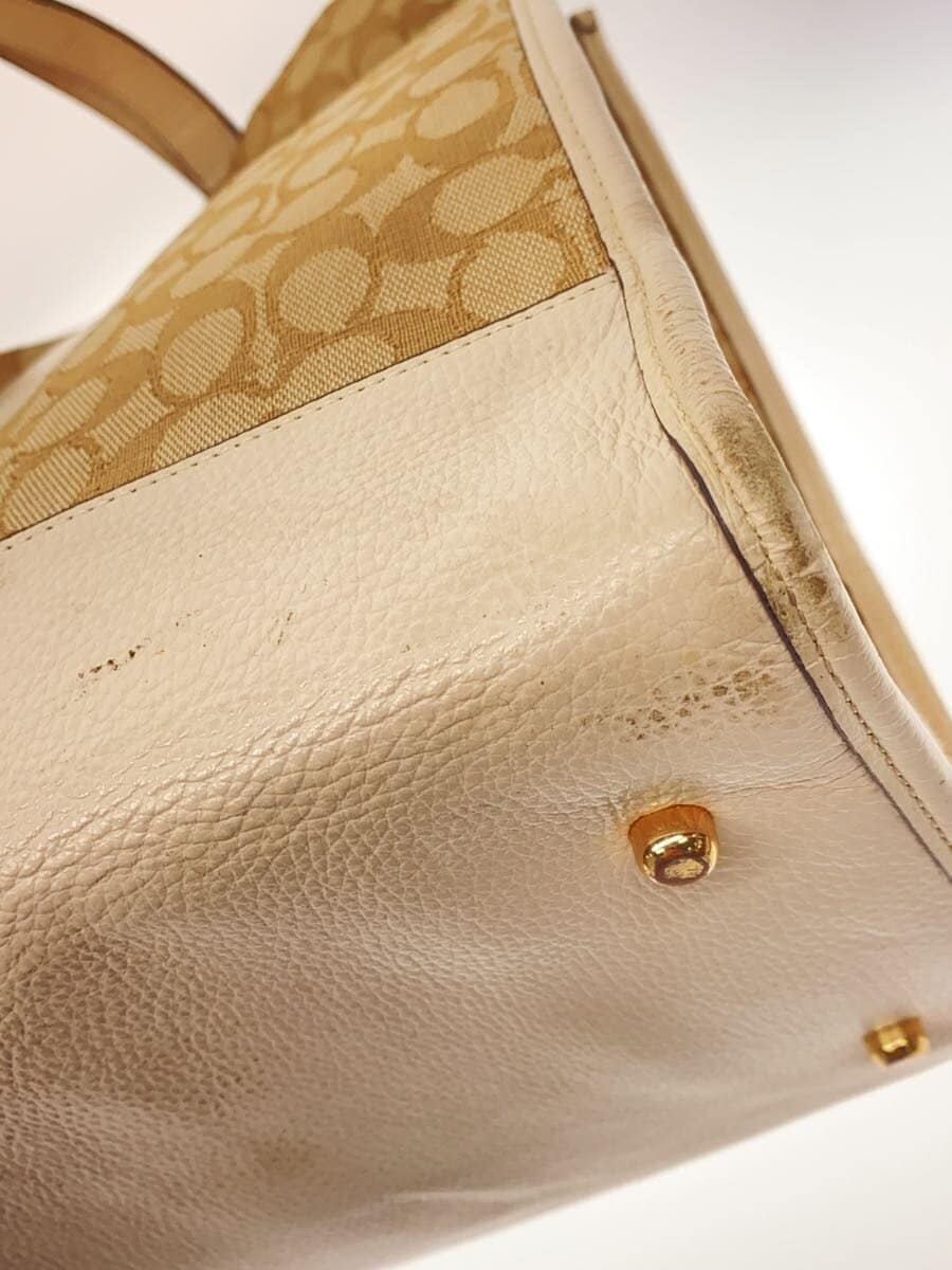 COACH Tote Bag Canvas IVO All-over Pattern C8418 7