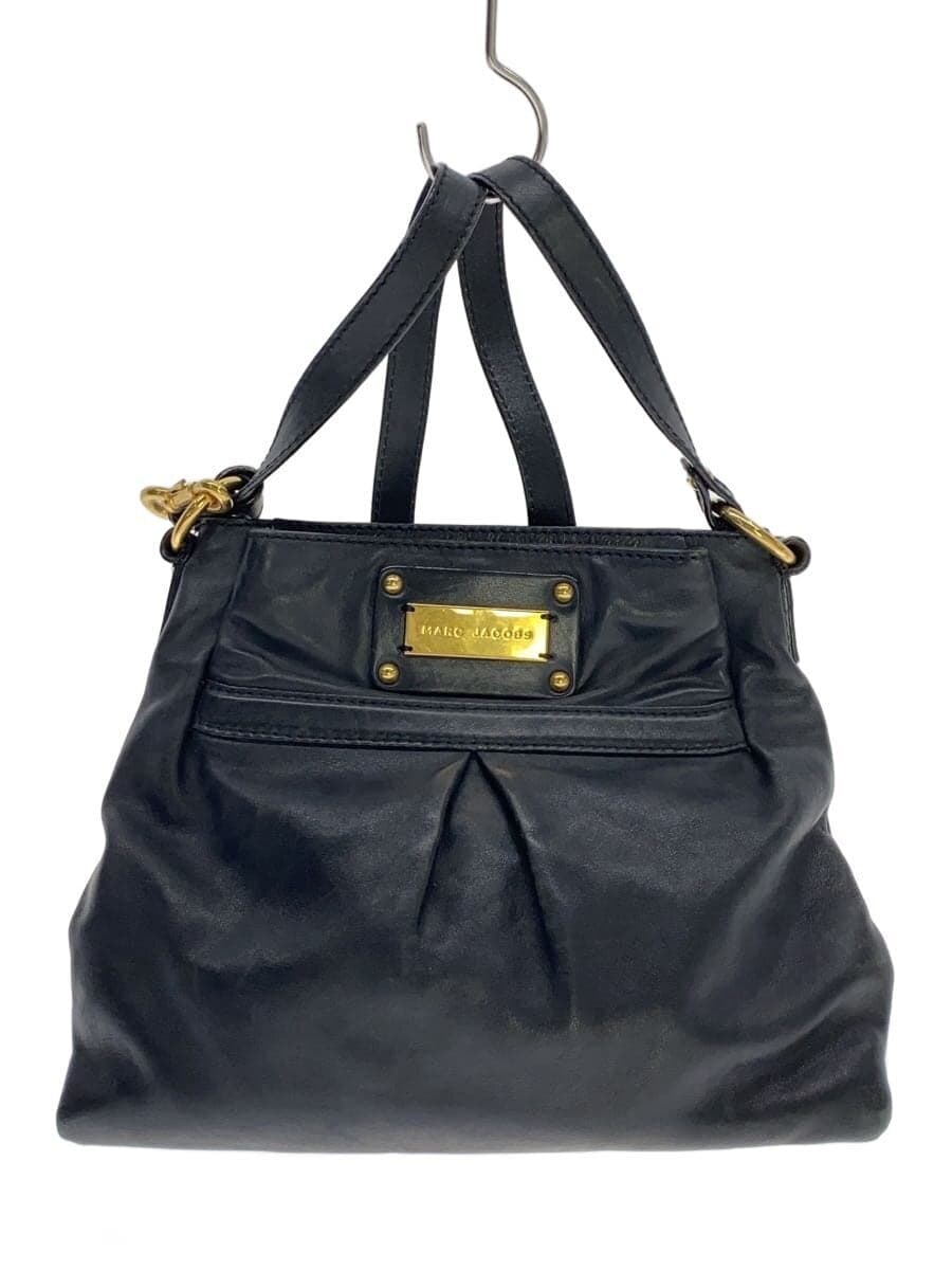 MARC JACOBS shoulder bag leather BLK