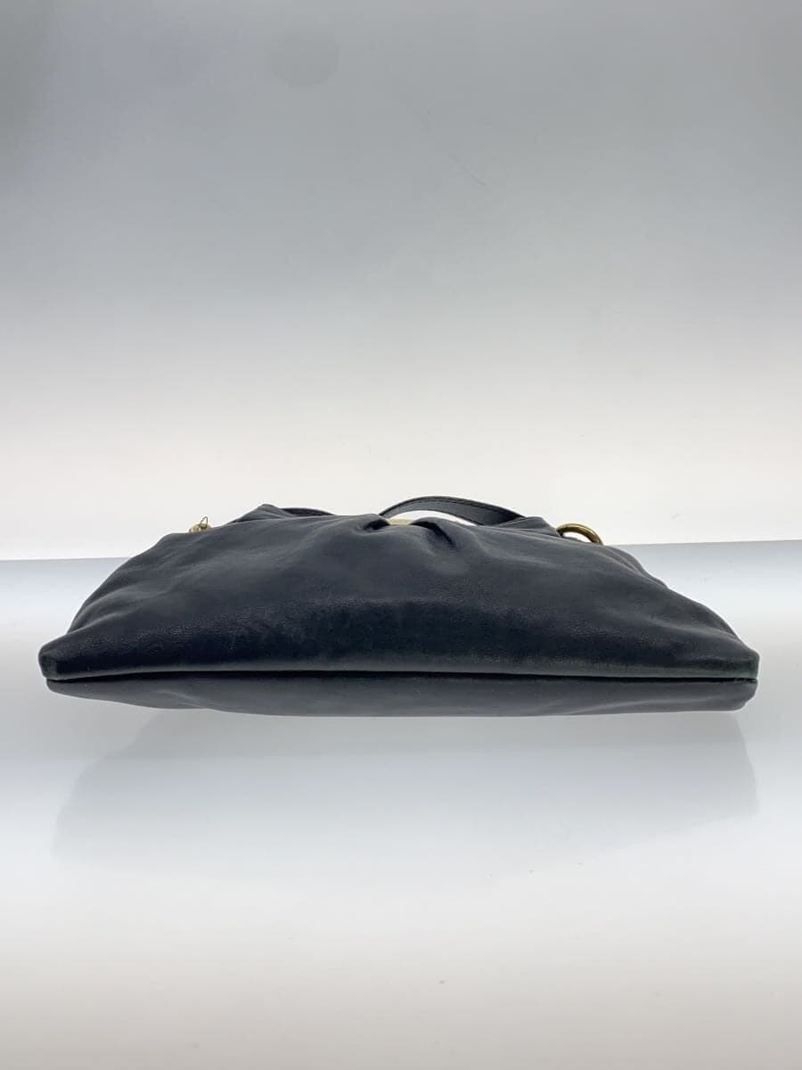 MARC JACOBS shoulder bag leather BLK 4