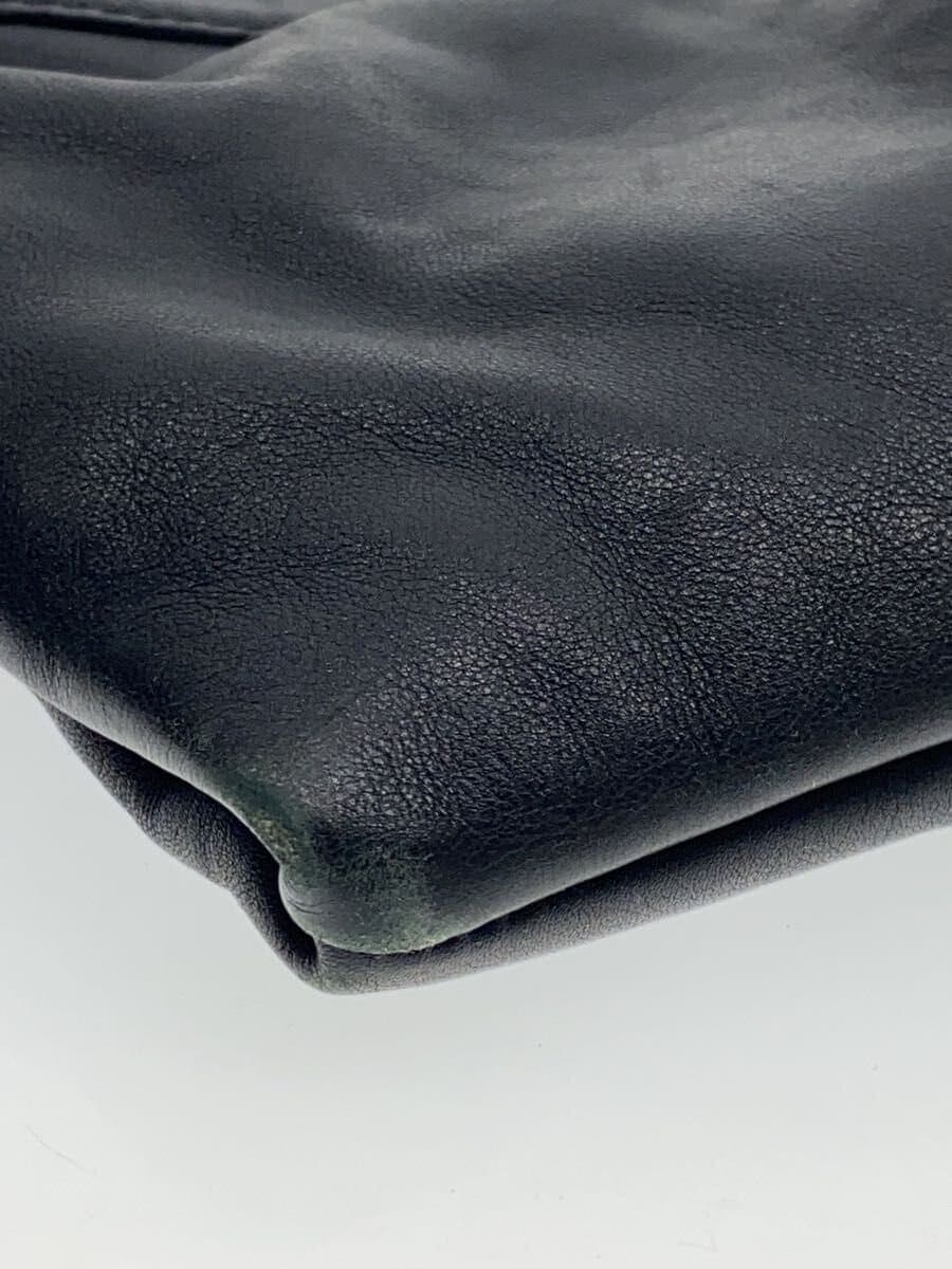 MARC JACOBS shoulder bag leather BLK 7