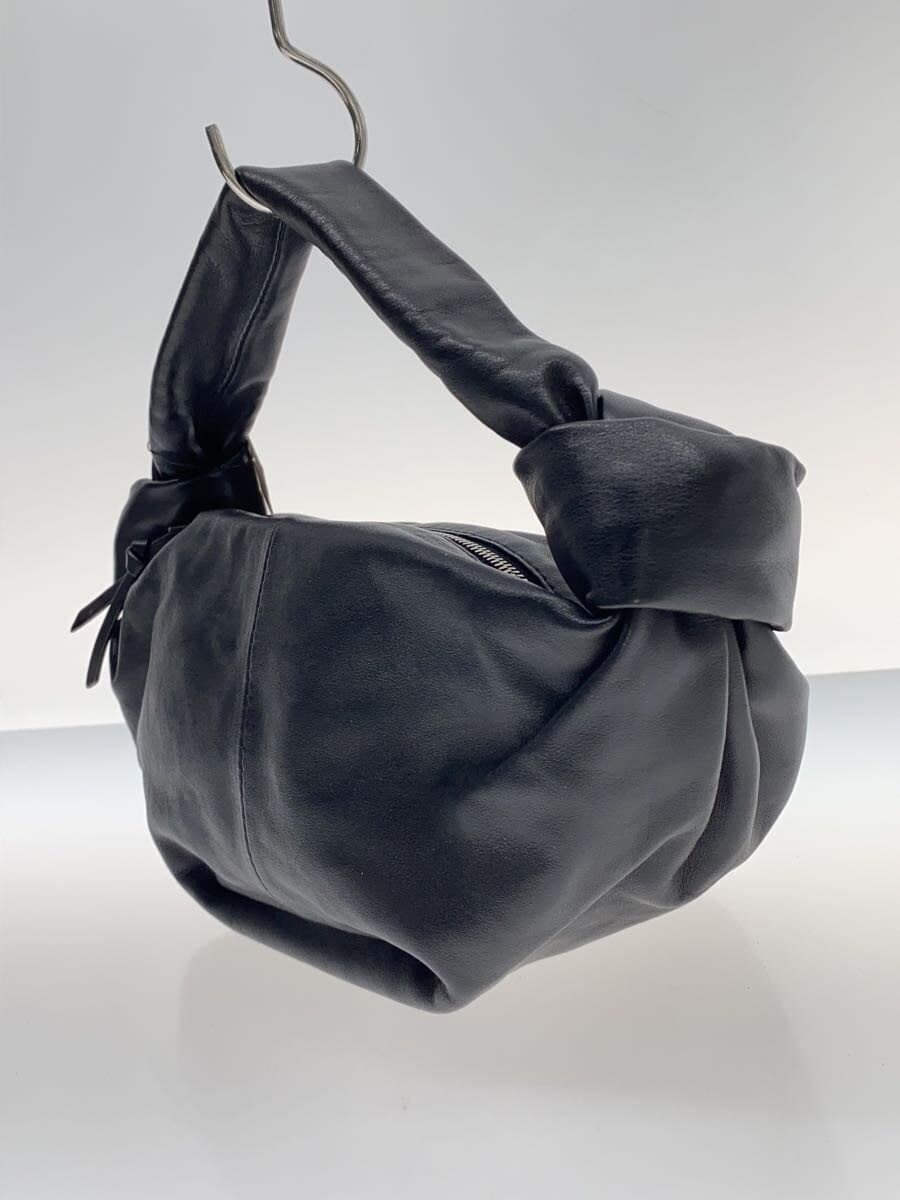 BOTTEGA VENETA handbag sheep leather BLK 2