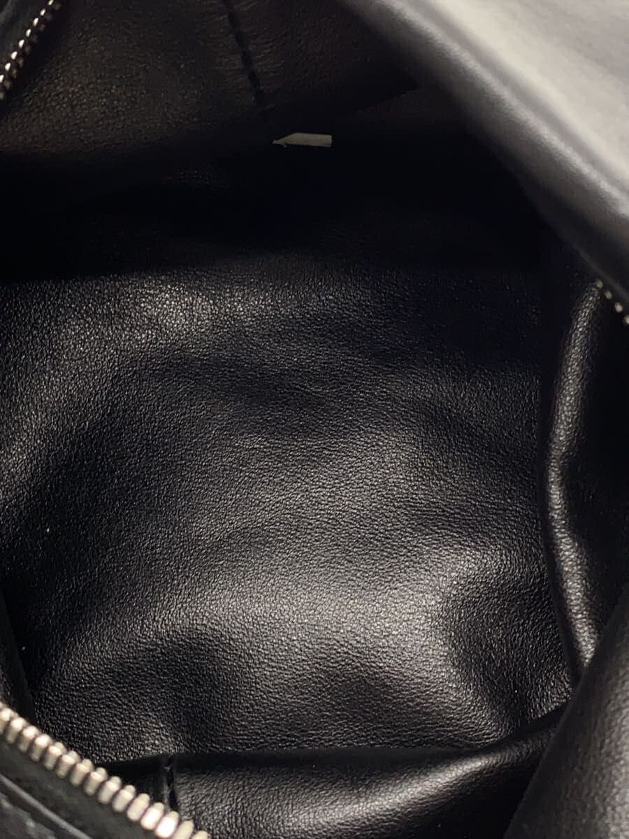 BOTTEGA VENETA handbag sheep leather BLK 6