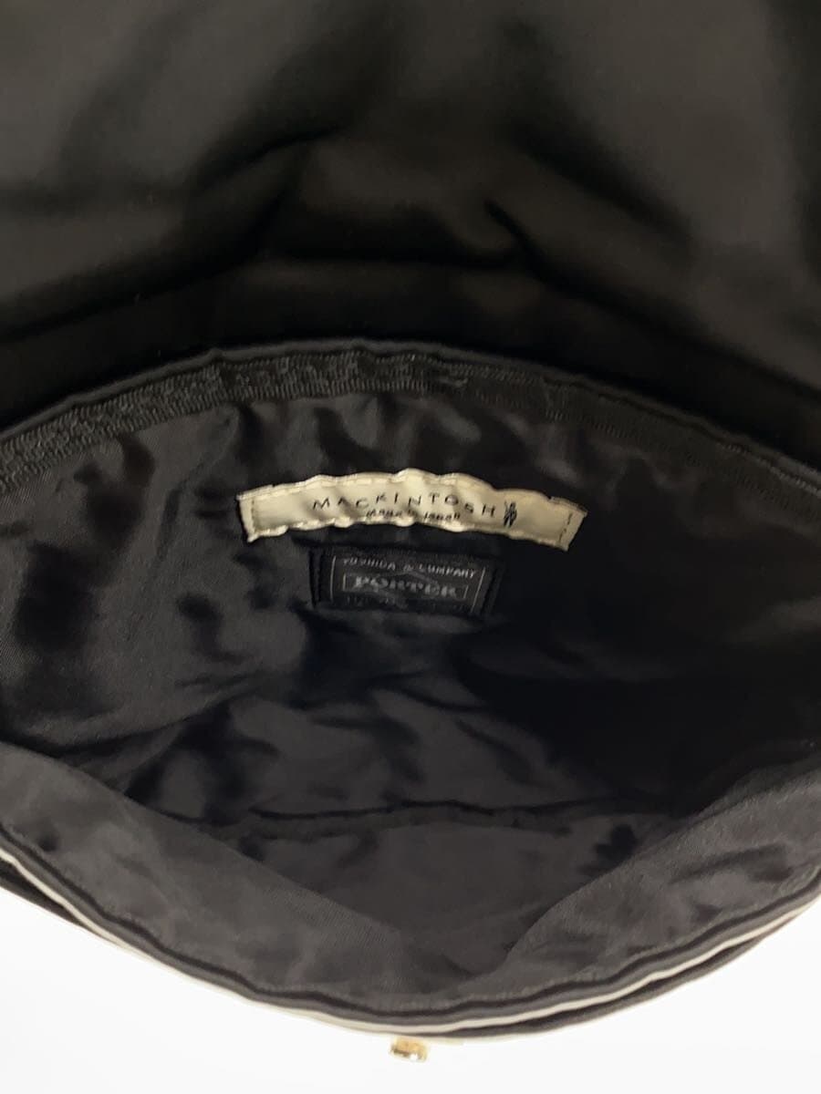 MACKINTOSH × PORTER Shoulder Bag -- BLK Plain 6
