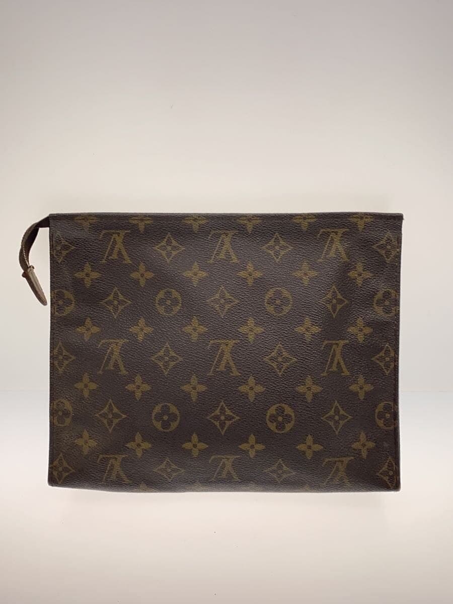 LOUIS VUITTON Poche Toilette 26_Monogram Canvas PVC BRW 3