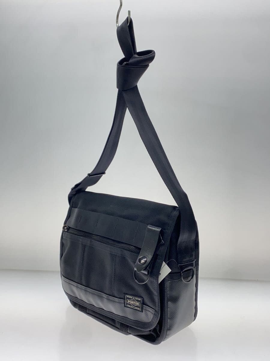 PORTER shoulder bag -- BLK plain 2
