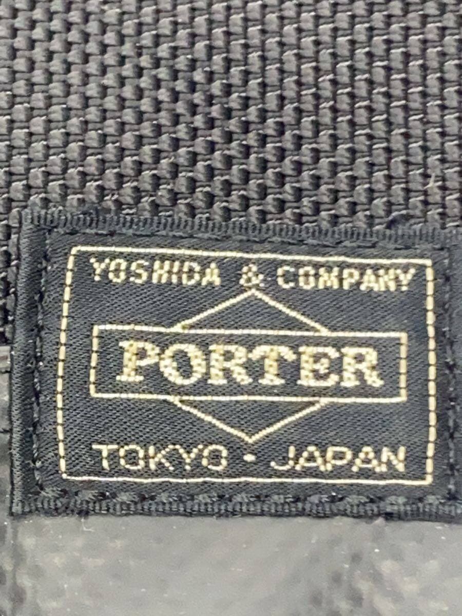 PORTER shoulder bag -- BLK plain 5