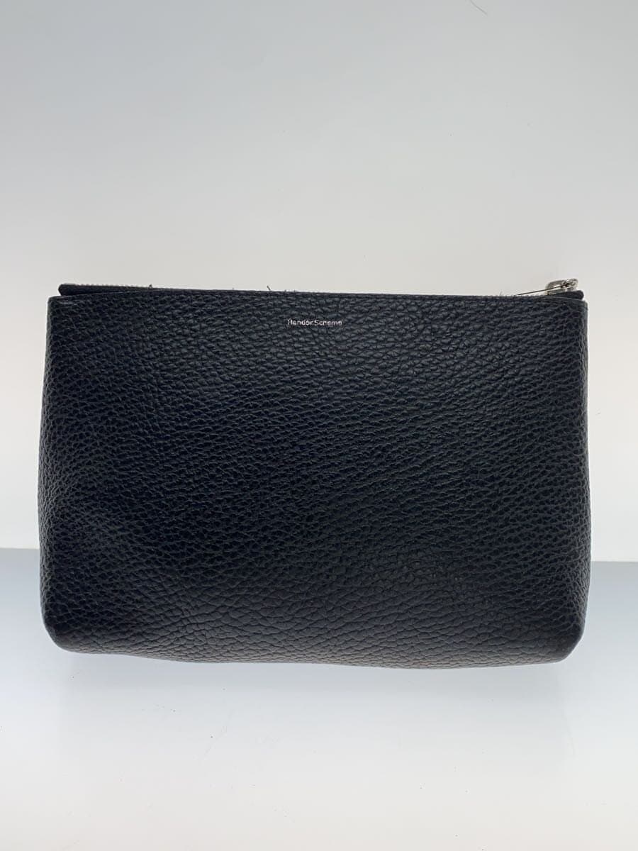Hender Scheme Pouch Leather BLK 3