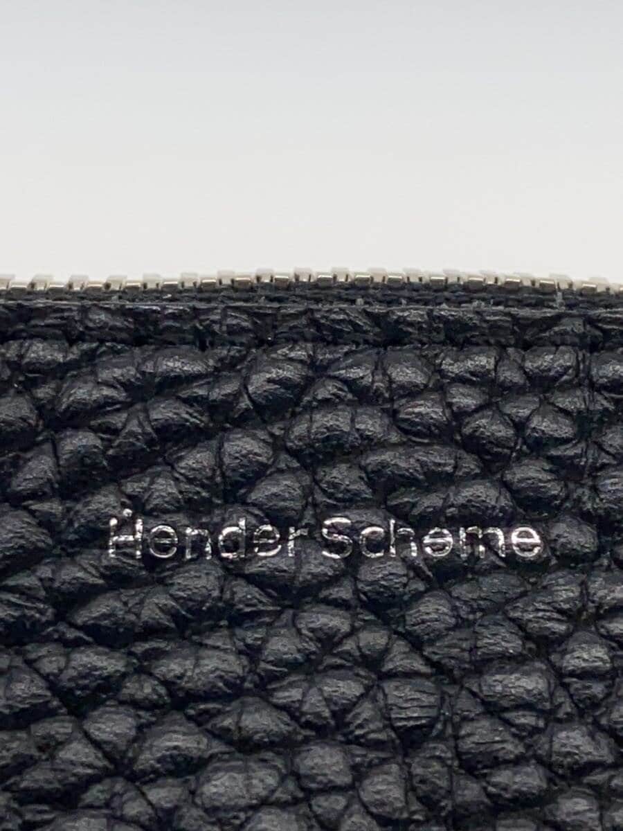 Hender Scheme Pouch Leather BLK 5