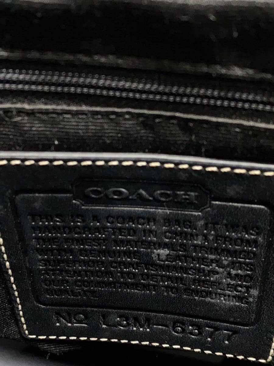 COACH Shoulder Bag Canvas GRY All-over Pattern L3M-6377 5