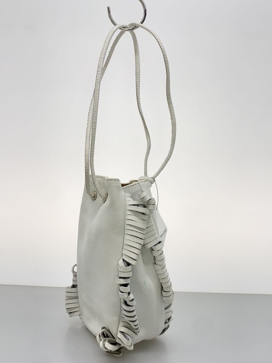 NOMADIS Handbag Leather WHT 2