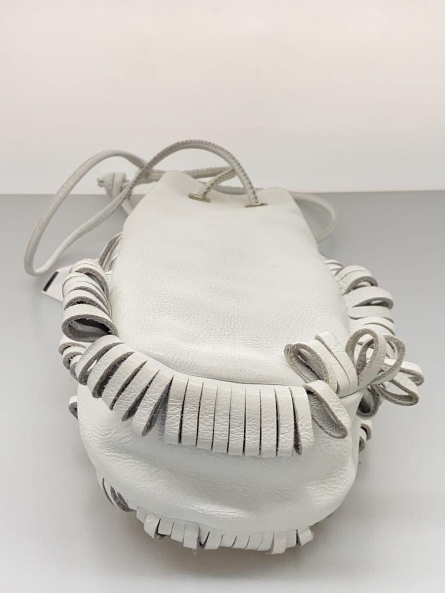 NOMADIS Handbag Leather WHT 4