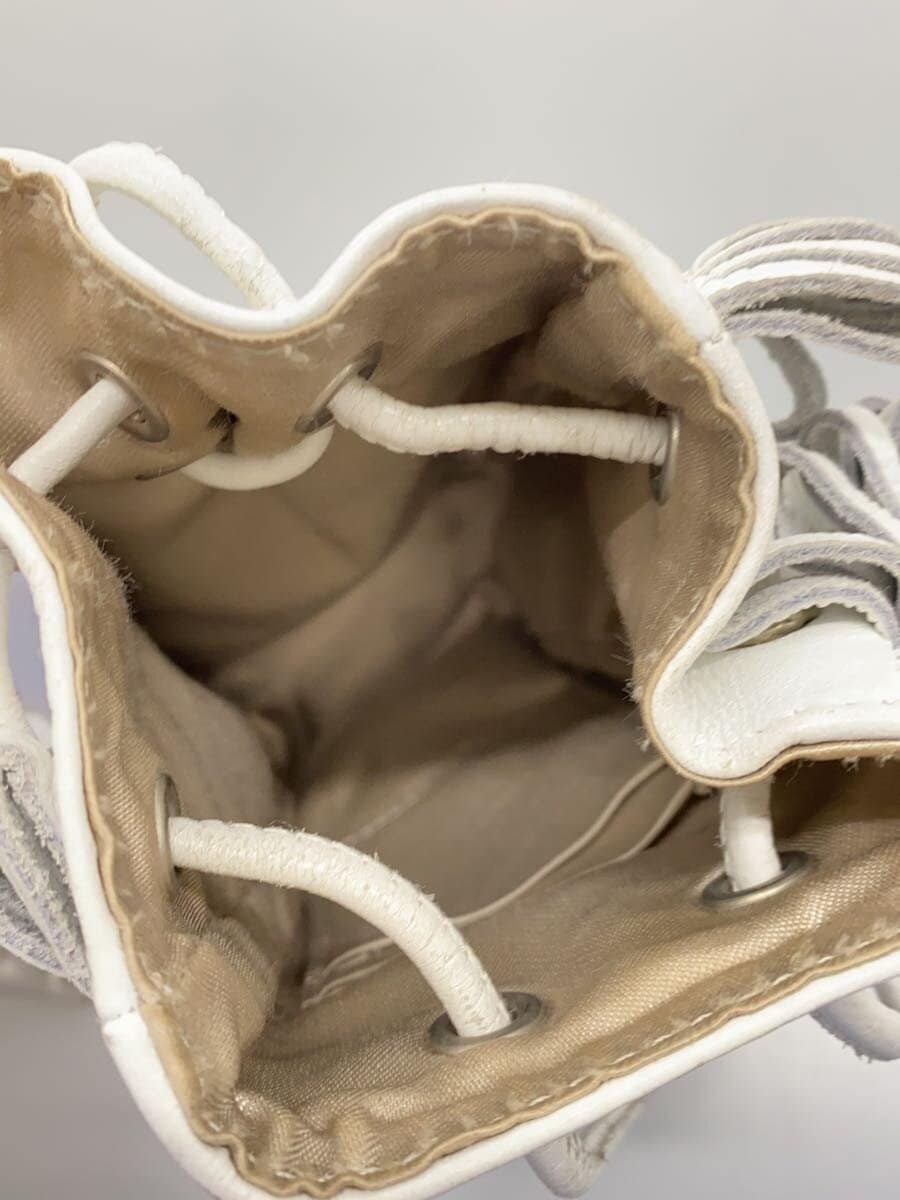 NOMADIS Handbag Leather WHT 5