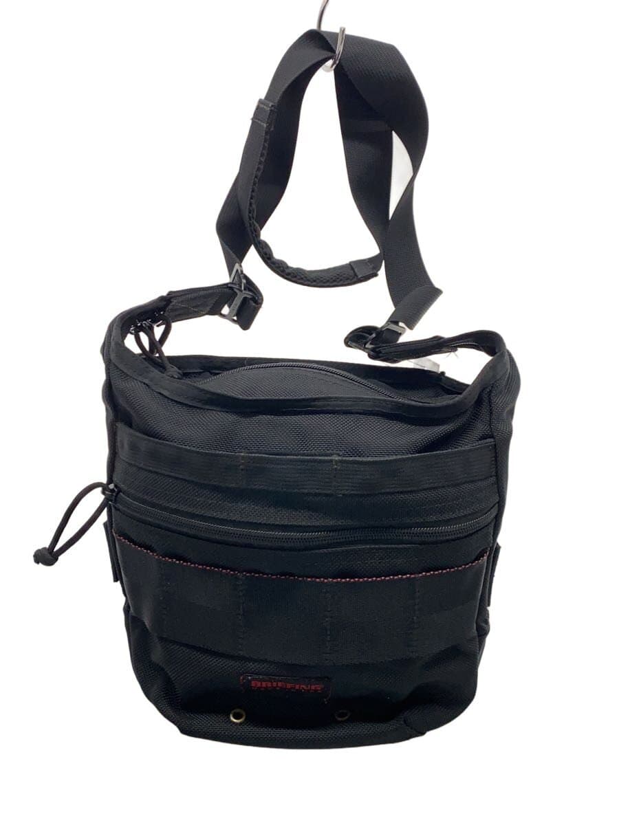 BRIEFING shoulder bag -- BLK plain
