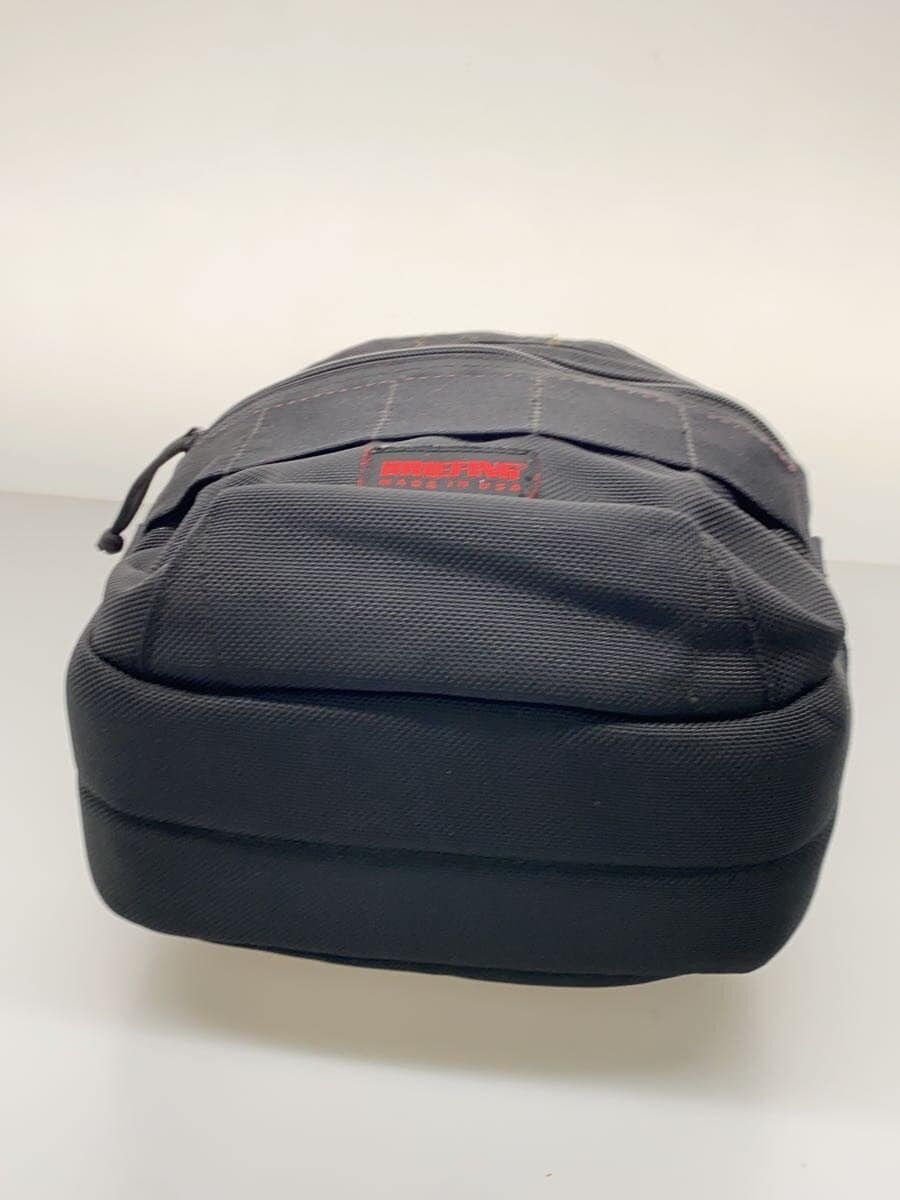 BRIEFING shoulder bag -- BLK plain 4