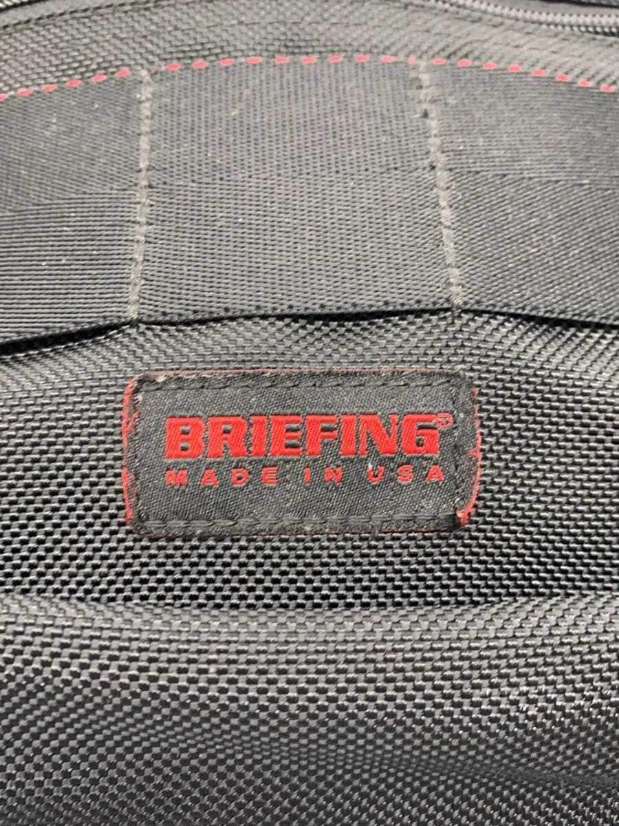 BRIEFING shoulder bag -- BLK plain 5