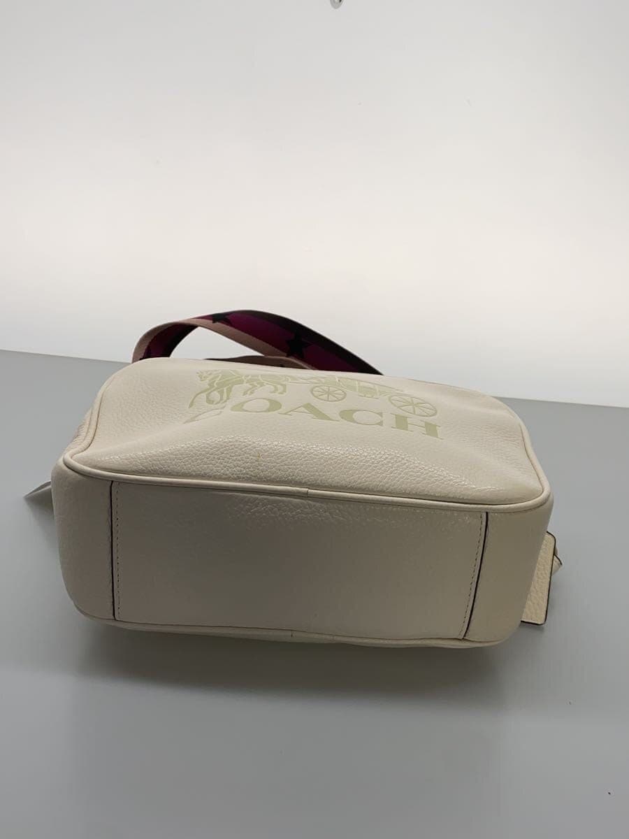 COACH shoulder bag leather WHT f75818 4