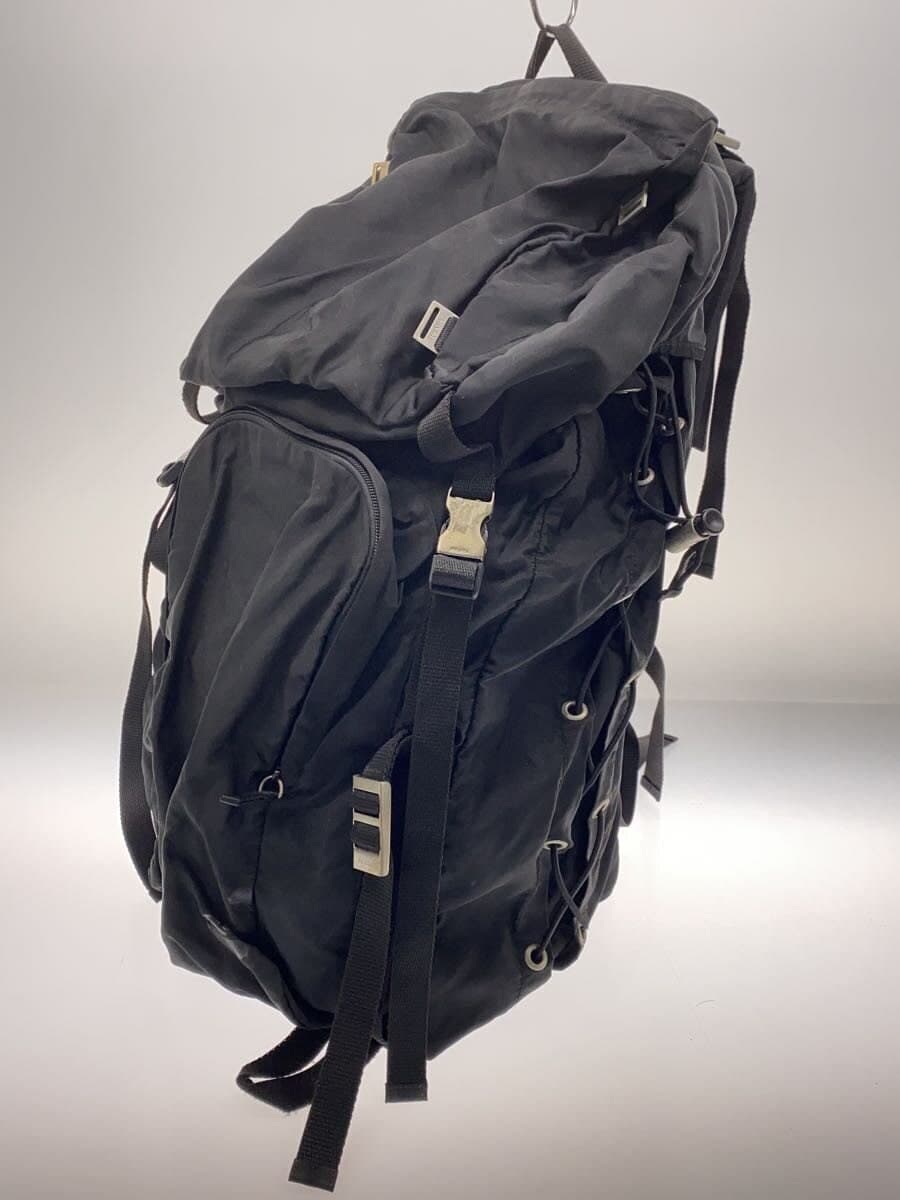 PRADA Backpack Nylon Black Solid 2