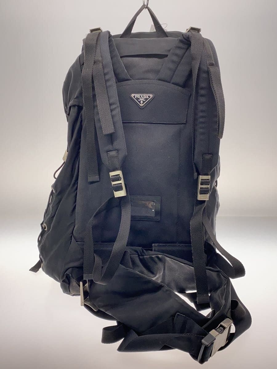 PRADA Backpack Nylon Black Solid 3