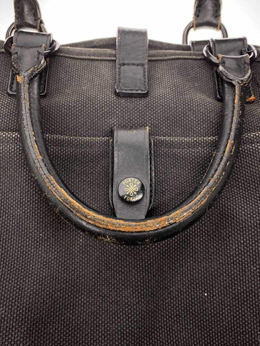 PORTERcore 2way considering condition tote bag canvas BLK 9