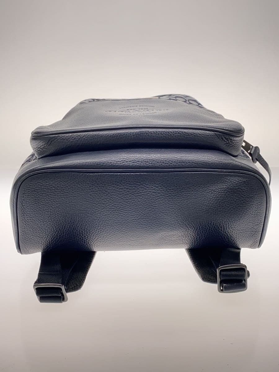 COACH Backpack Leather Navy All-over pattern C5389 4