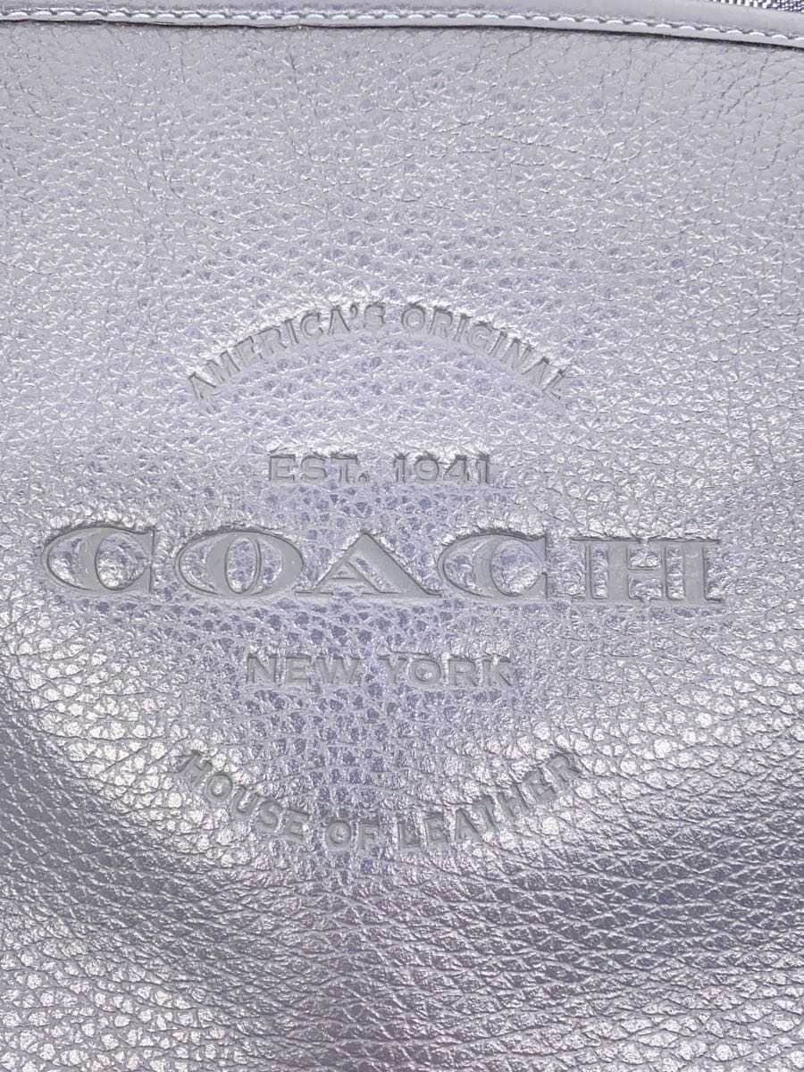 COACH Backpack Leather Navy All-over pattern C5389 5