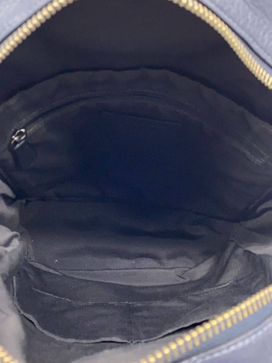 COACH Backpack Leather Navy All-over pattern C5389 6