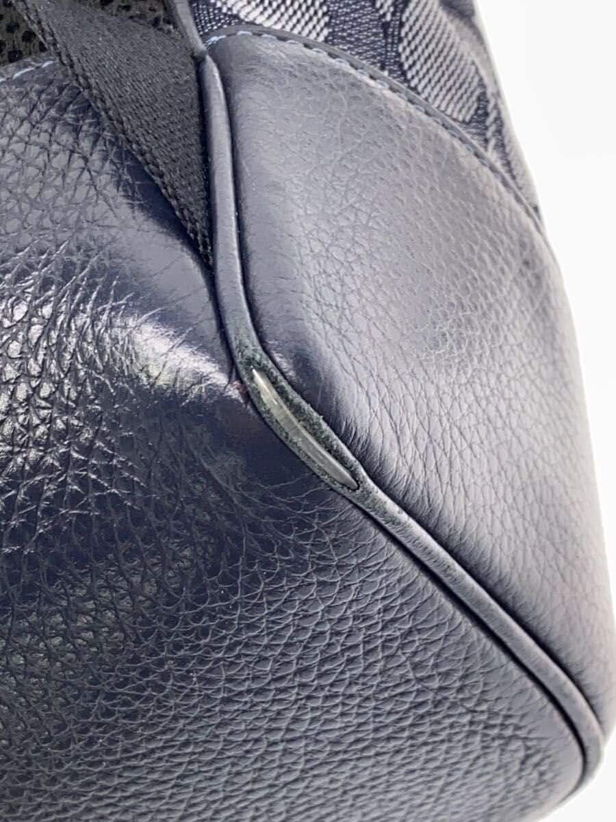 COACH Backpack Leather Navy All-over pattern C5389 7