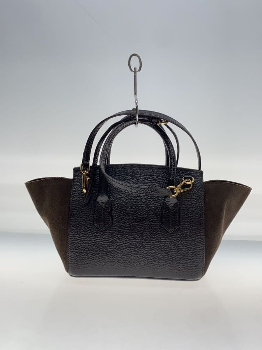 CHRISTIAN VILLA handbag -- BRW plain 3