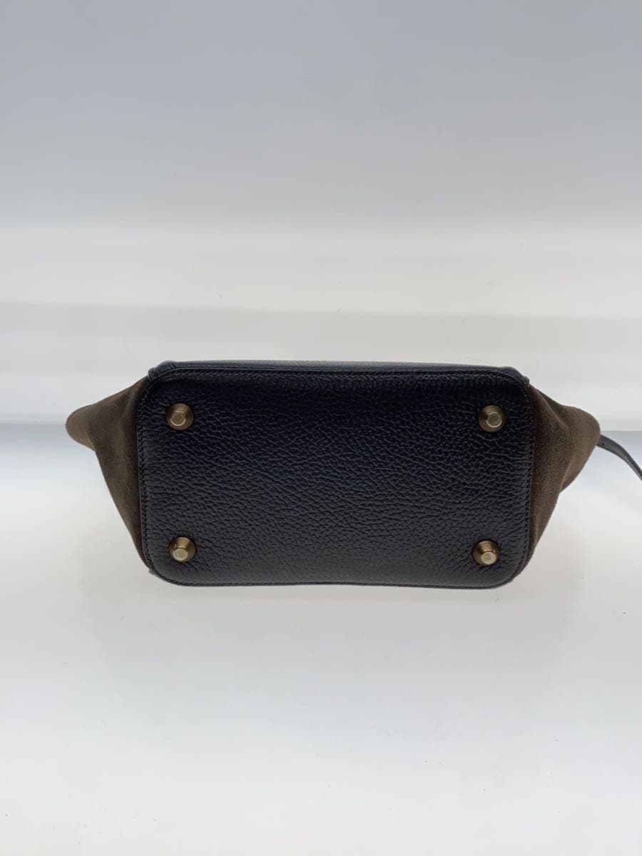 CHRISTIAN VILLA handbag -- BRW plain 4