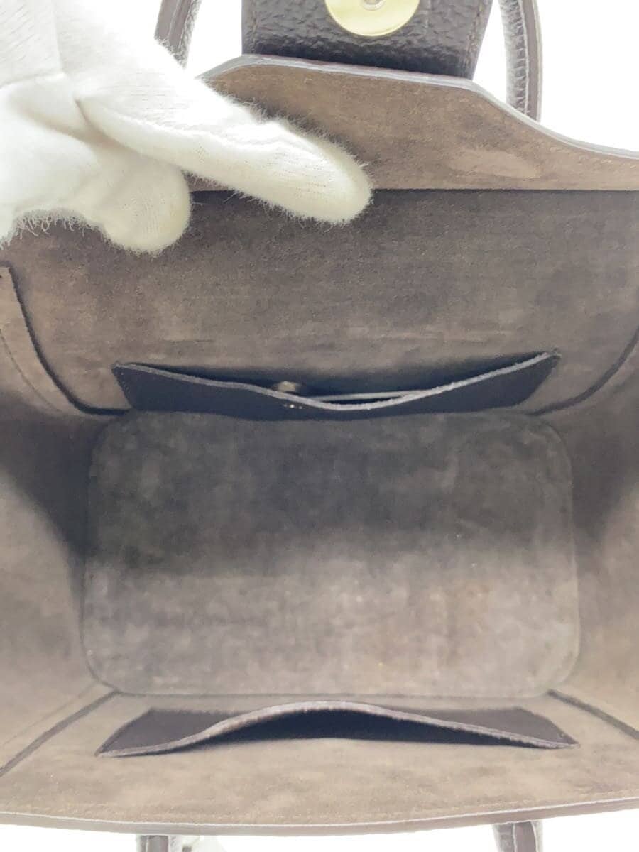 CHRISTIAN VILLA handbag -- BRW plain 6