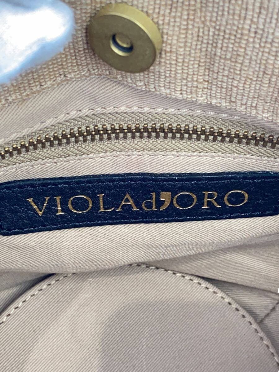 VIOLAd’ORO handbag -- CRM solid color V-8304 5