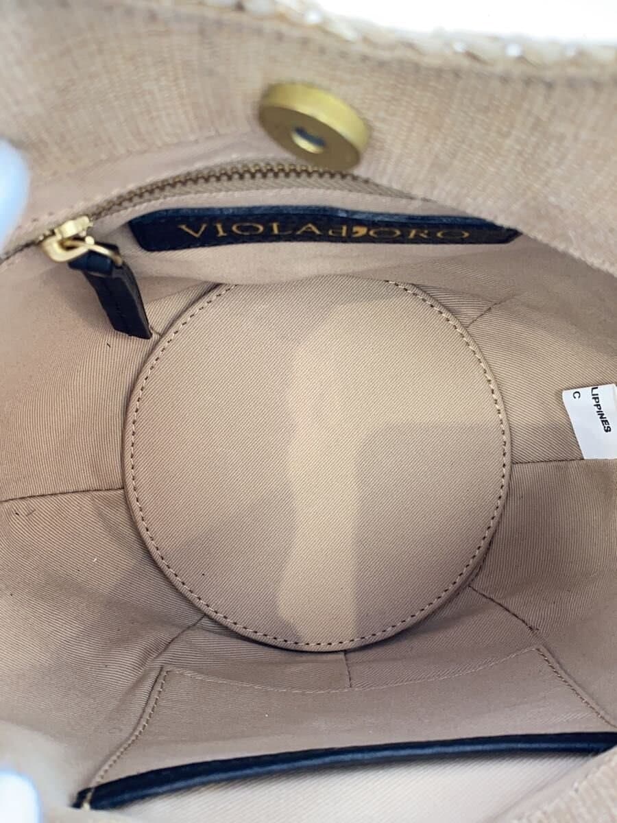 VIOLAd’ORO handbag -- CRM solid color V-8304 6