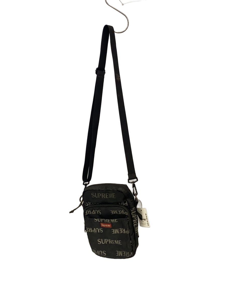 Supreme Shoulder Bag BLK All Over Pattern