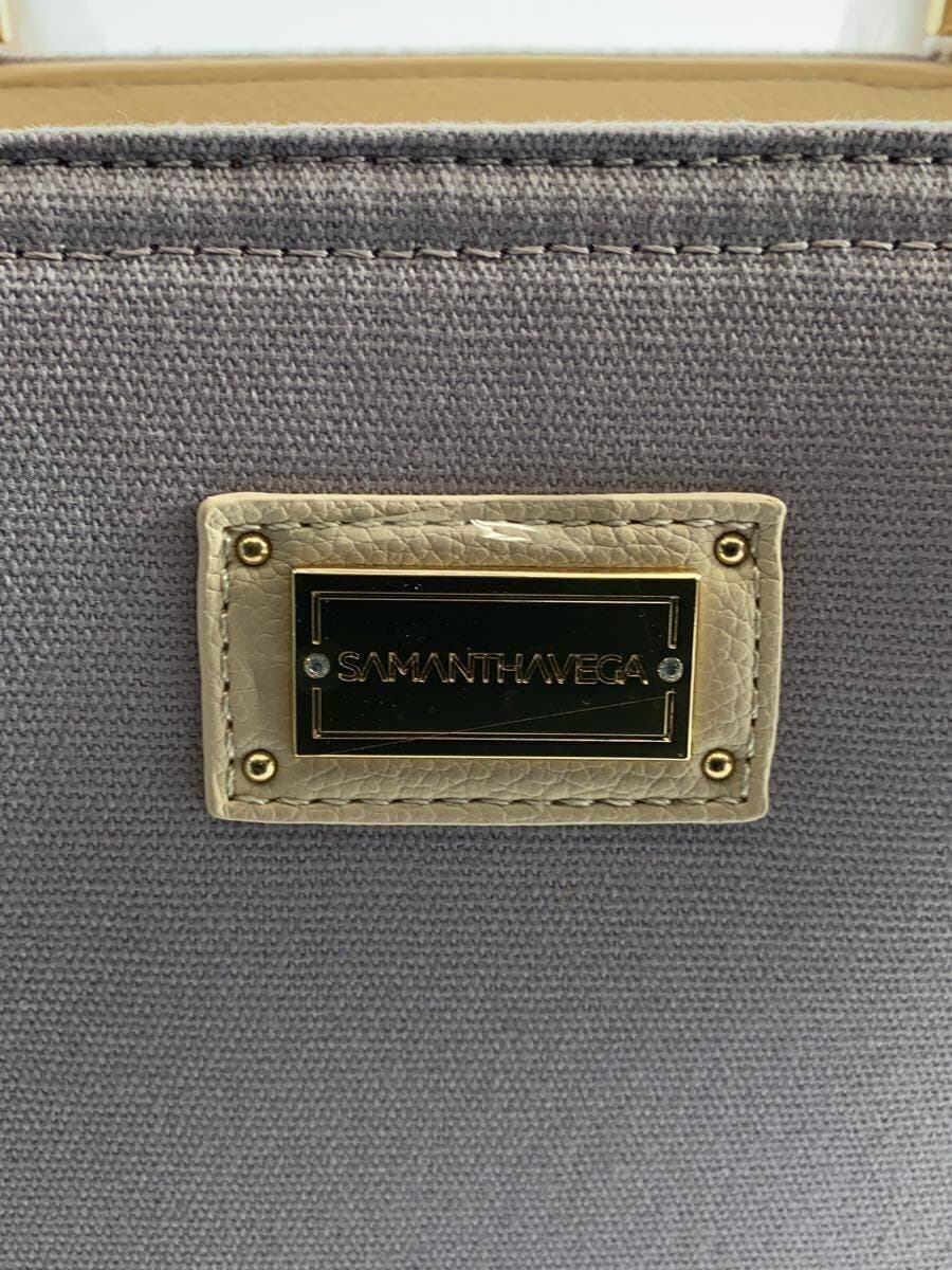 Samantha Vega Piping Frill Handbag Tote Bag Cotton PUP 5