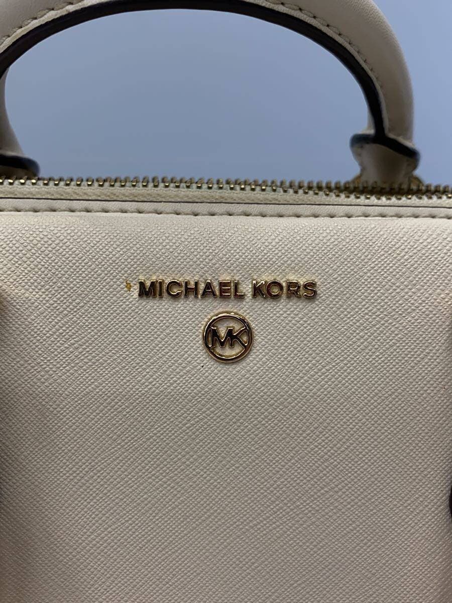 MICHAEL KORS Shoulder Bag Faux Leather CRM BA-2204 5