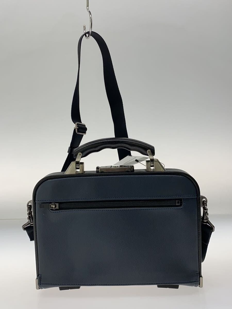 ARTPHERE Doctor Bag Shoulder Bag Leather NVY Solid 3