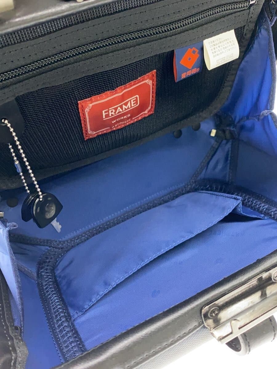 ARTPHERE Doctor Bag Shoulder Bag Leather NVY Solid 6