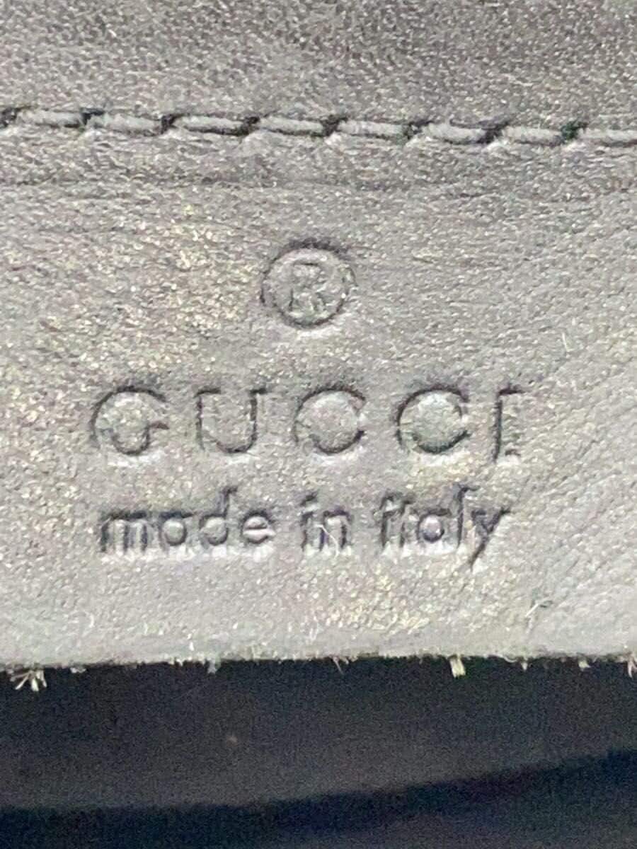 GUCCI Tote Bag Canvas BLK All Over Pattern 214397 5