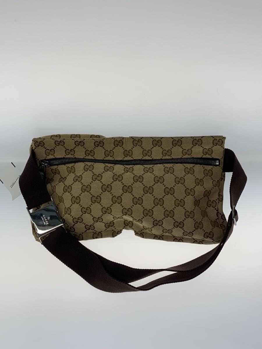 GUCCI Waist Bag_GG Canvas 28566R FTASR 8588 Canvas BRW All Over Pattern 3