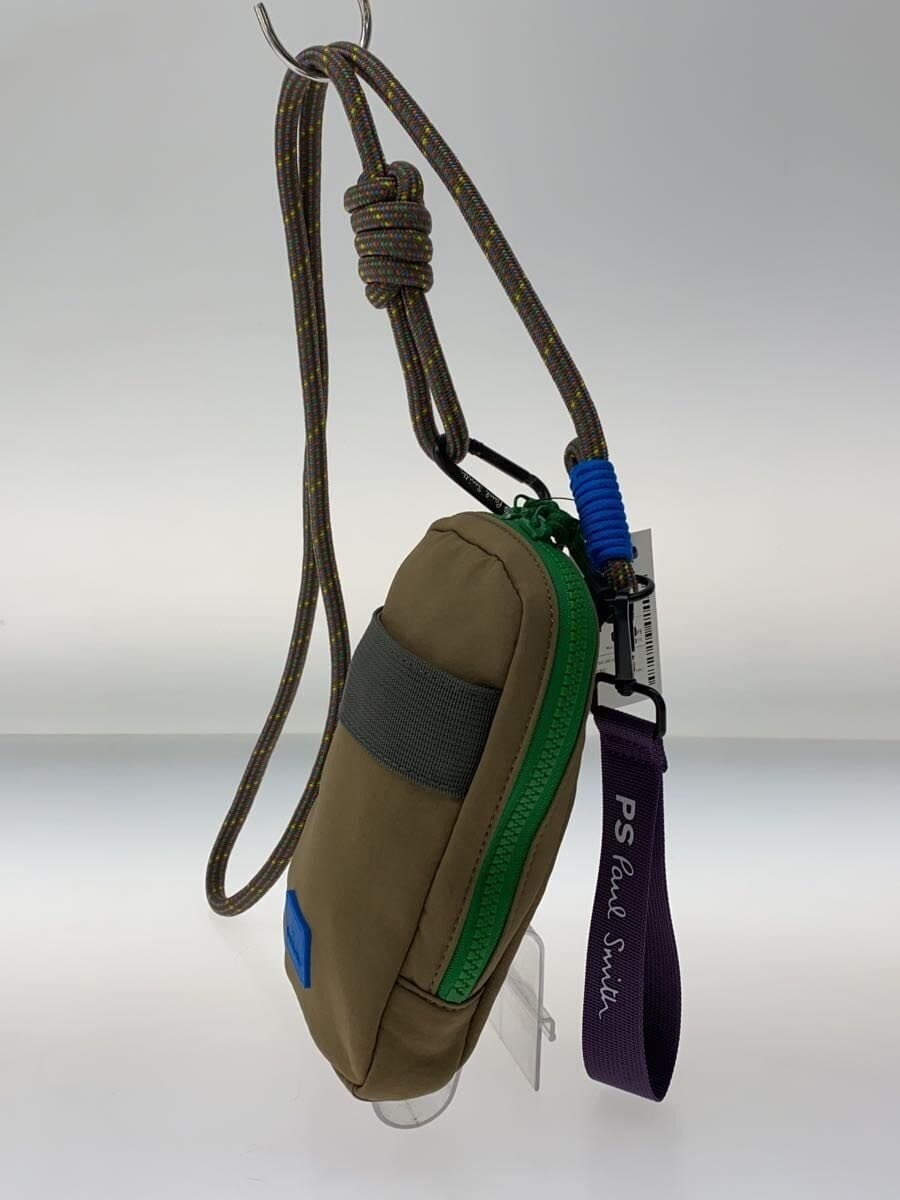 Paul Smith Shoulder Bag Nylon KHK Solid 2