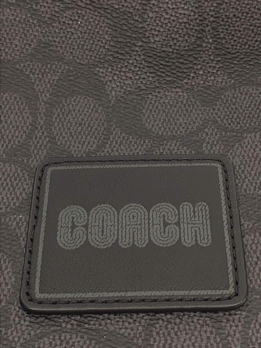 COACH Shoulder Bag Black All-over Print 4934 5