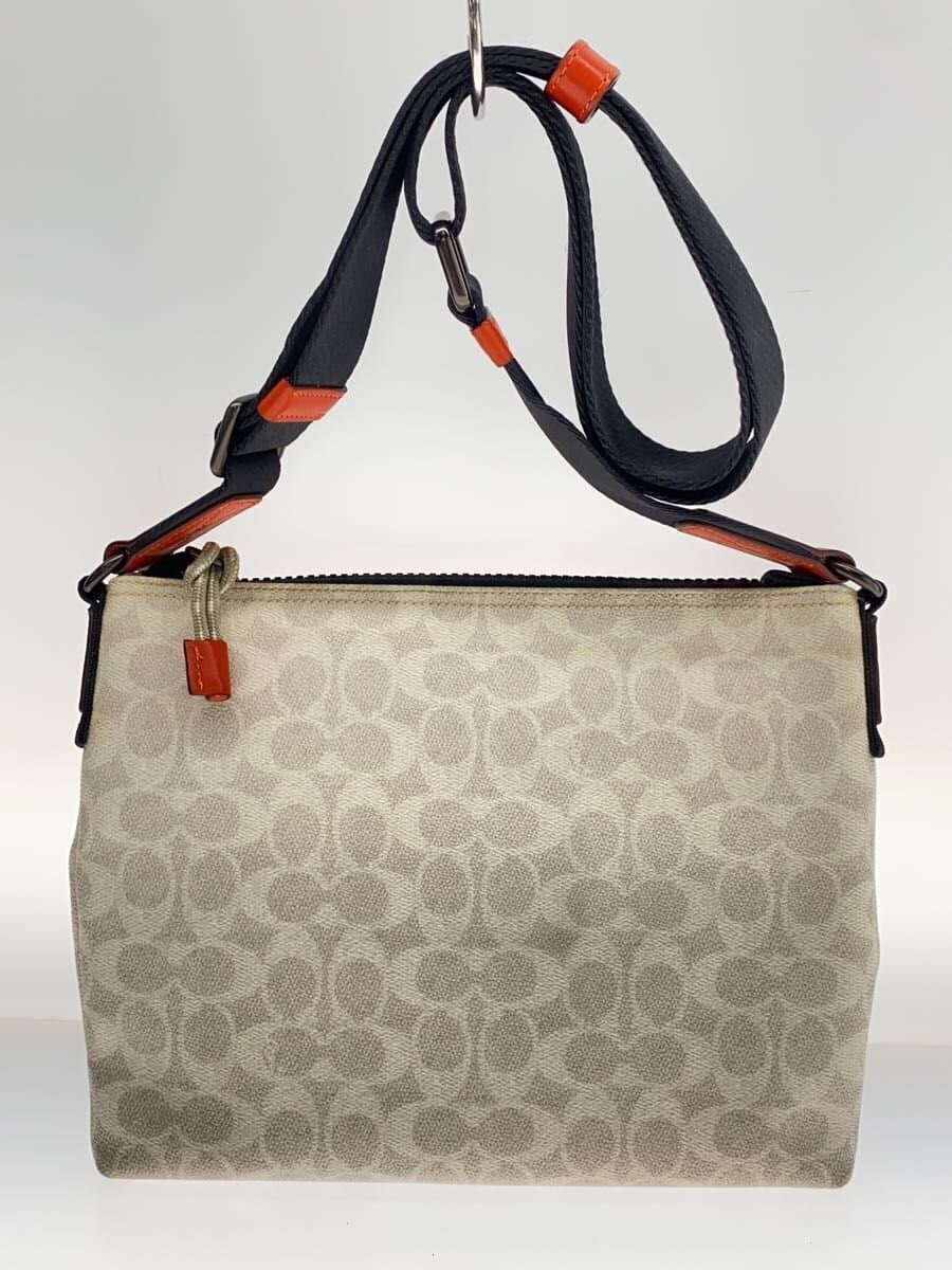 COACH Shoulder Bag White All-Over Print 1044 3