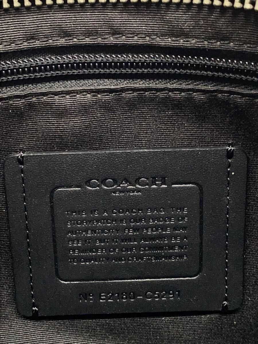 COACH Shoulder Bag Gray All-over Print C5291 5