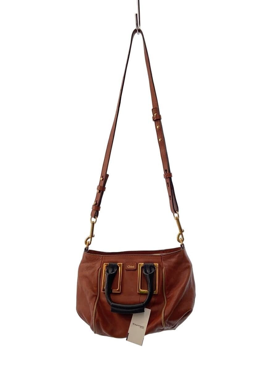 Chloe Handbag Leather BRW Solid