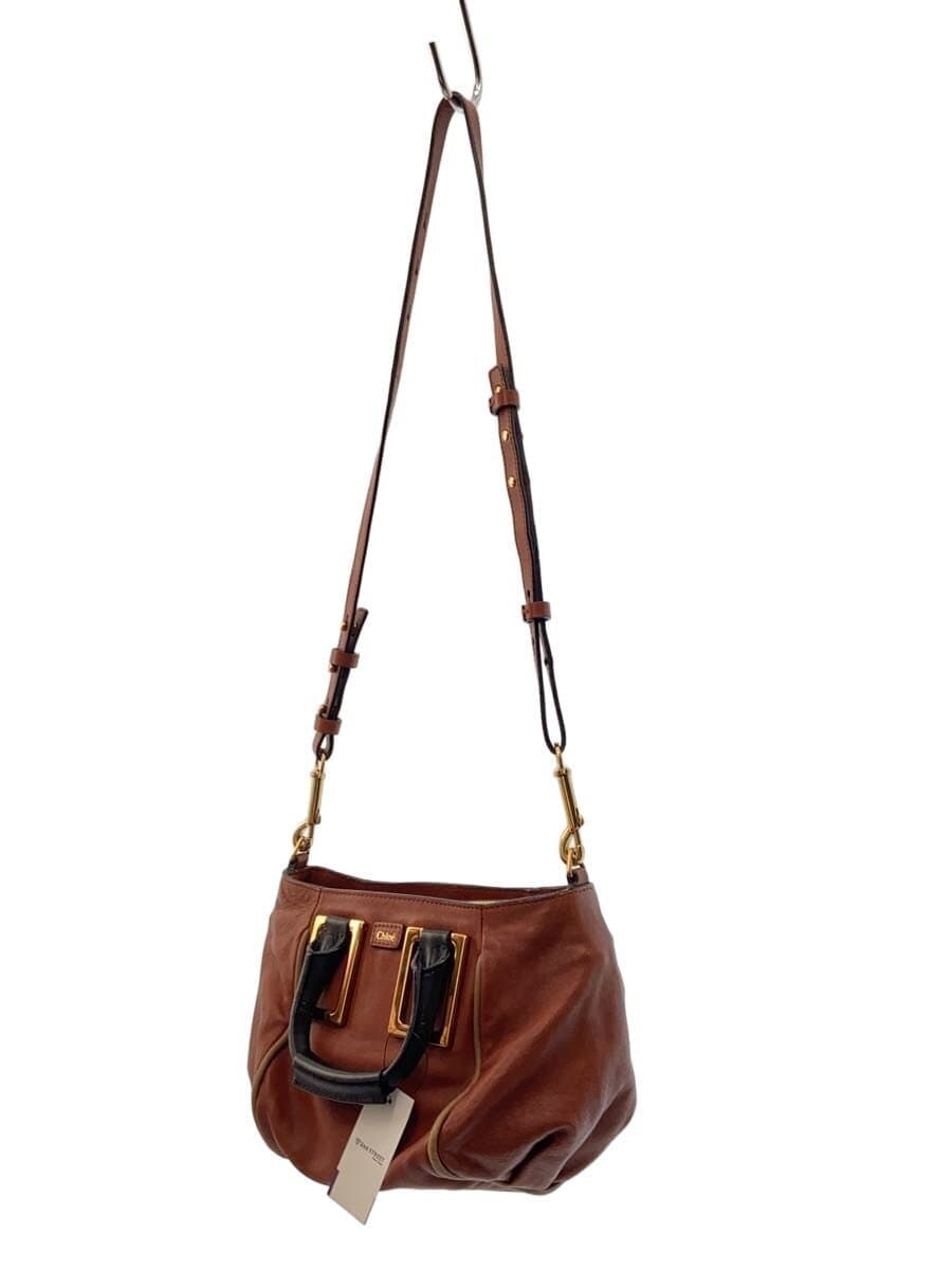 Chloe Handbag Leather BRW Solid 2