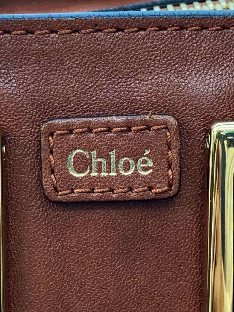 Chloe Handbag Leather BRW Solid 5