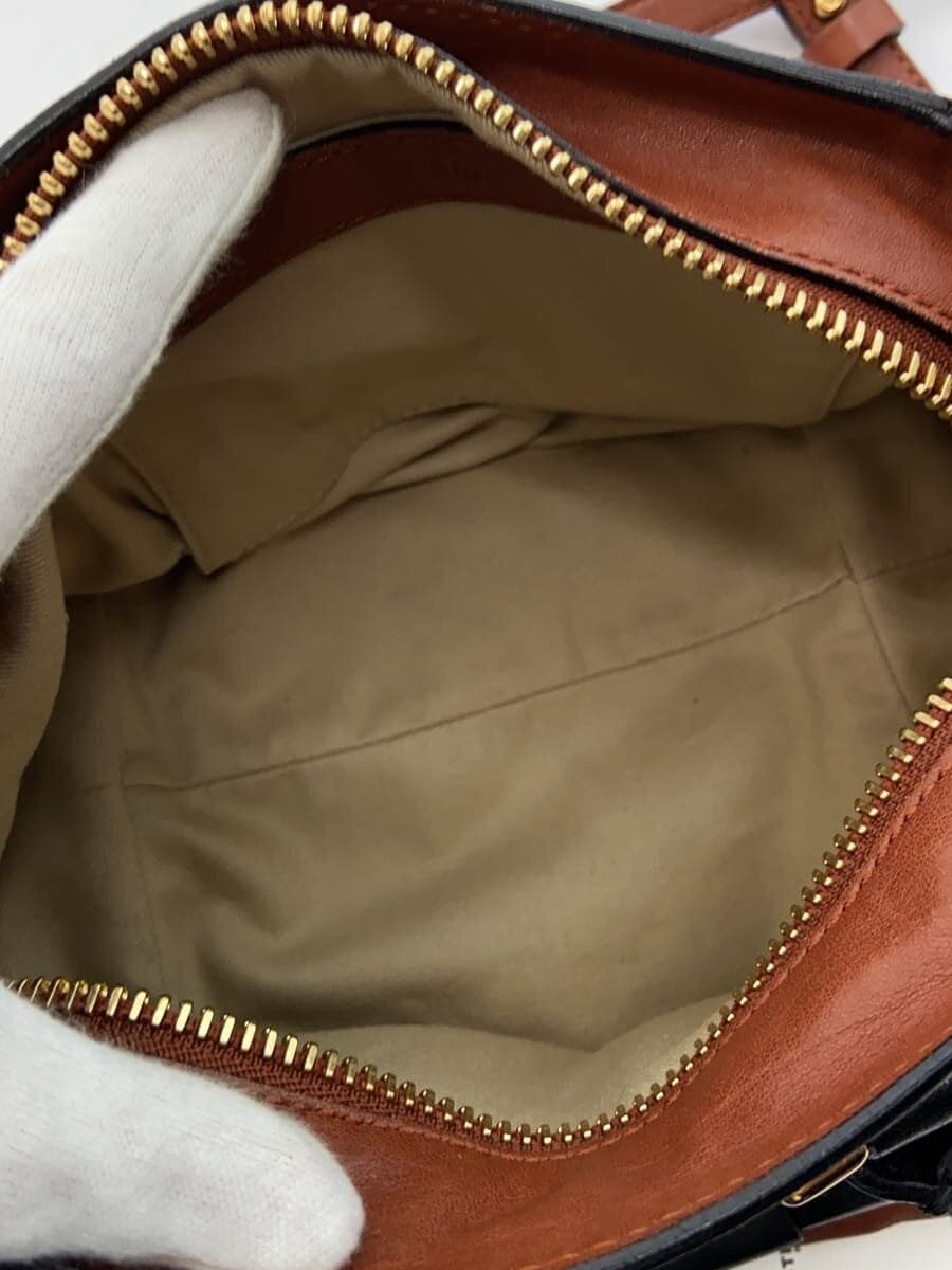 Chloe Handbag Leather BRW Solid 6