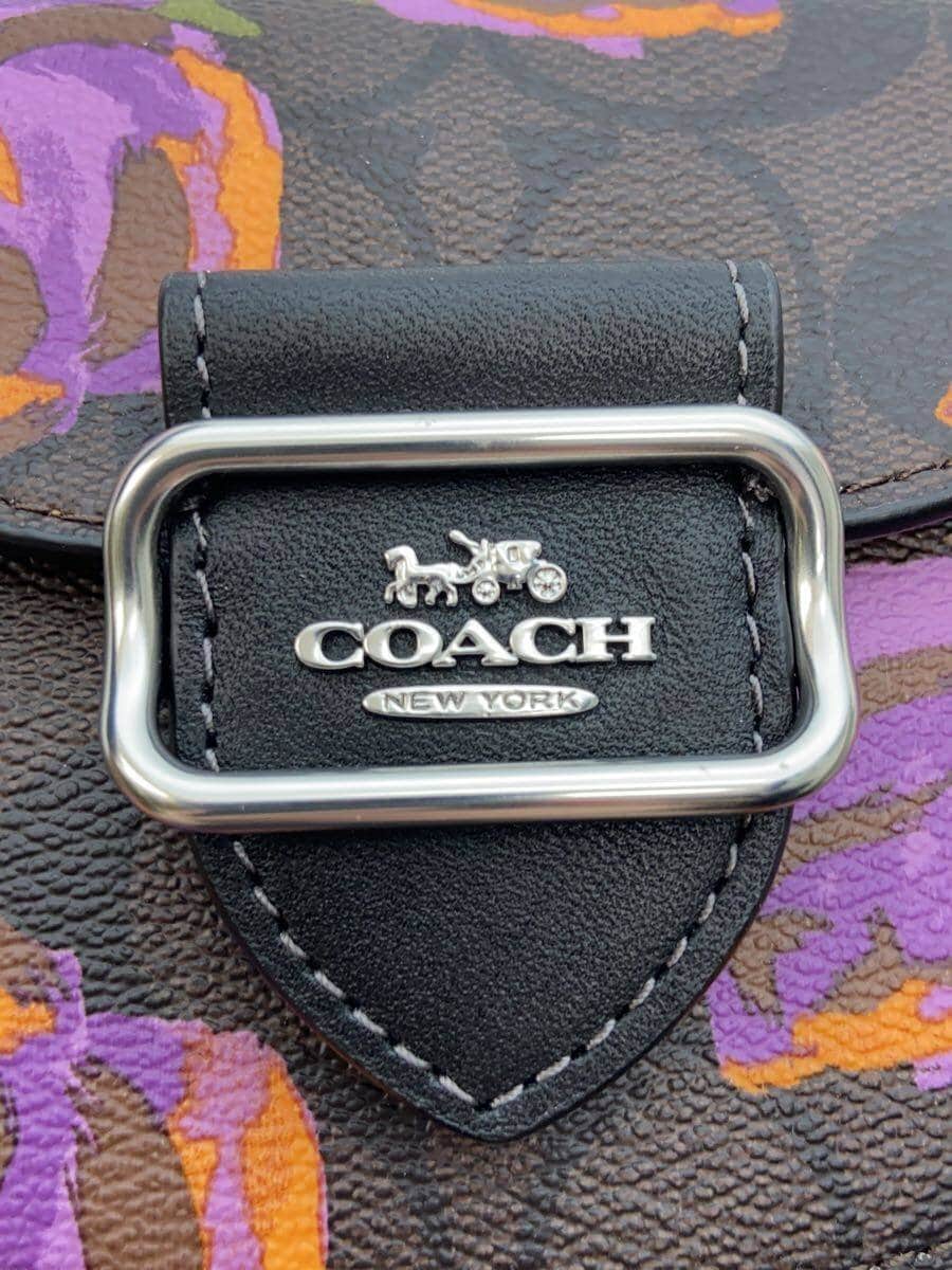 COACH shoulder bag leather CL661 Morgan card case on chain - signature 5