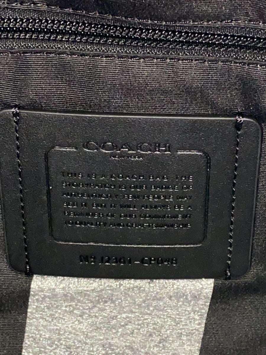 COACH Shoulder Bag PVC Gray All-over Pattern CP048 5